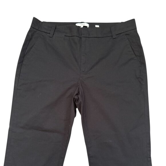 VINCE Coin Pocket Chino Pants in Black Pockets Wardrobe Essential Womens SZ 8 - Picture 3 of 8